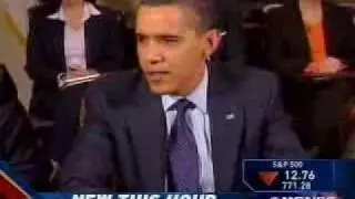 Obama discussing infrastructure with Building America's Future
