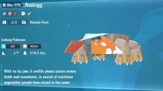 Pok&eacute;mon Legends ZA Шайни Хисуиан Авалугг