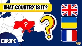 Угадай страну на карте &mdash; ЕВРОПА | Географическая викторина | Викторина