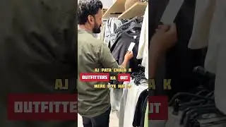 Outfitters Ka Out 😐 #kumailabbasvlogs #funnyshorts #short #shopping #outfitters