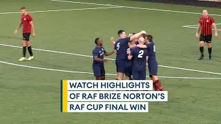 Impressive Brize Norton overpower Leeming to win RAF Cup Final | HIGHLIGHTS