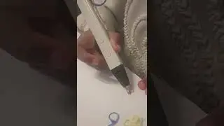 Using a 3D Pen For The First Time.🤣😂 #funny
