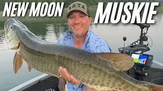 Epic Summer Muskie Catch during New Moon 🌑🔥