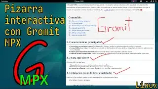 Transforma tu escritorio en una pizarra interactiva con Gromit-MPX en Linux