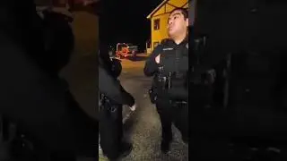 Police Encounter pt 2 after he shakes me and pushes me making me drop my phone.. 