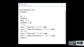 C++ Course - Reference