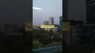 #Gurgaon #Sector54 #DLF #RapidMetro #Aravali view