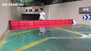 AMAZON ASIN:B0DF7N6M4H     JIN YANG HU flood water barrier L-shape flood protection barriers