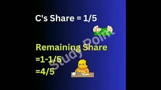 Learn Calculation of New Profit Sharing Ratio | Partnership #accounting #class12