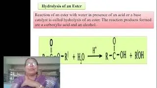 RCU-SEP BSc-Chemistry-Unit-4-Carboxylic Acids-04-Mechanism of esterification and hydrolysis of ester