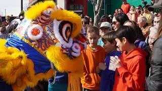 GĐPT Phổ Hiền Lion Dance Troupe STREET TAKEOVER (Café Cà Phê) 2024