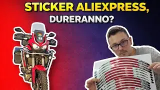 MONTO GLI STICKER ALIEXPRESS SUI CERCHI DELLA MIA AFRICA TWIN 1100!! QUANTO DURERANNO!?