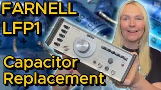 Farnell LFP1 Oscillator Part 2 - Test Gear Repair & Recap With Axial Capacitors.