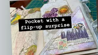 SURPRISE POCKETS inside this corner pocket ~ #junkjournalideas