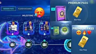 Milestones 1 PACK OPENING||BUYING PREMIUM PASS| UCL PACK OPENING -FIFA MOBILE 23