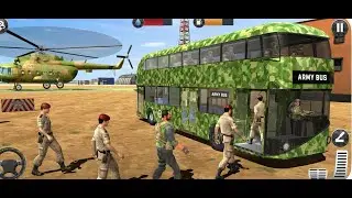 Army Bus Driver US Soldier Transport Duty 2017 - Offroad Bus Driving - Android Gameplay