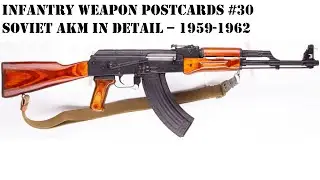 Soviet / Russian AKM in detail 1959-1962. The modernized AK-47 Kalashnikov