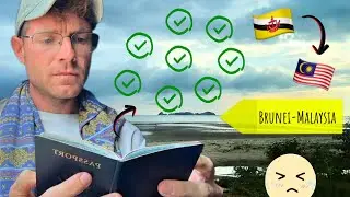 This cross-country trip put EIGHT stamps in my passport 😱