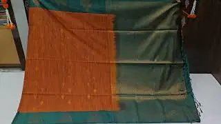 Deep rust art silk saree SS4880 #mustard #artsilksareesonline #handloom #silksareesonlineshopping