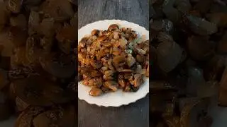 Как супер вкусно и быстро пожарить шампиньоны с луком!
