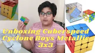 My Birthday gift finally arrived || Unboxing Cyclone Boys Metallic 3x3 Rubik's speed cube
