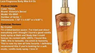 Victoria Secret By Victoria's Secret Vanilla Lace Fragrance Body Mist 8.4 Oz