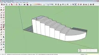Tuto vidéo : Modéliser un escalier avec Sketchup