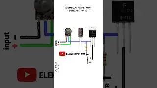 CARA MEMBUAT AMPLI MINI DENGAN TIP41C