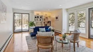 141 Chestnut Circle, Lincoln MA - Rare One-Level End-Unit with Seasonal Pond Views
