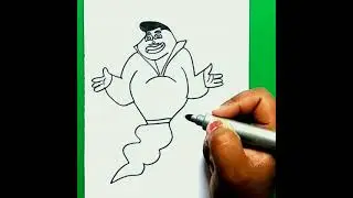 how to draw bhoot boss step by step #shorts #cartoons #shortvideo #trendy #drawing