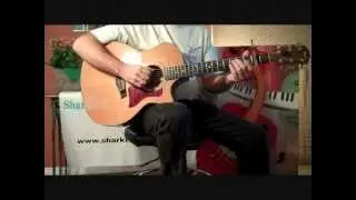 Appalachian Rain tune and SharkTooth Crossover Pick demo for Solo Guitar.wmv