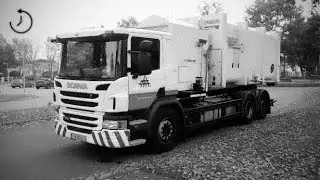 Scania P280 (Fleet #305) &ndash; Paper Collection Truck in Action | Waste Management 2015