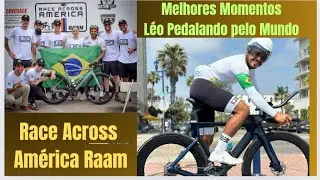 #1 Melhores momentos de LEO Pedalando pelo mundo/Race Across América Raam,#pedalandonaserradecuite