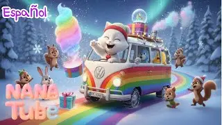 🌈La Mini Van Arcoíris y los 3 Regalos Mágicos🎁✨| Canciones infantiles | Nana en español