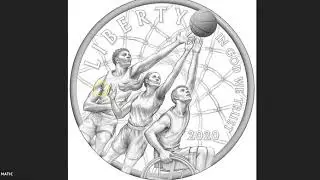 US Mint First ever colorized coins Basketball Hall Of Fame Commemorative Coins (Update)