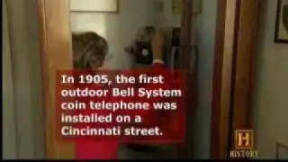 Automatic Electric Three Slot Payphone Segment, Modern Marvels 