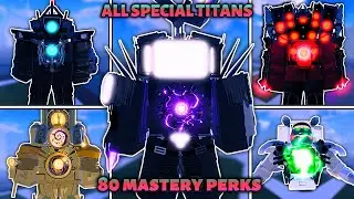 ALL SPECIAL TITANS MASTERY PERKS ! [ ST: Blockade Battlefront ] #roblox #towerdefense