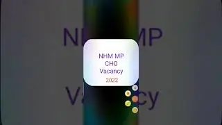 NHM MP COMMUNITY HEALTH OFFICER VACANCY 2022