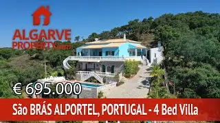 AlgarveProperty.com - Beautiful 4 Bed villa with panoramic sea & country views - S&Atilde;O BR&Aacute;S ALPORTEL