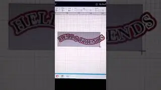 How To Curve Text On Cricut Design Space #shorts