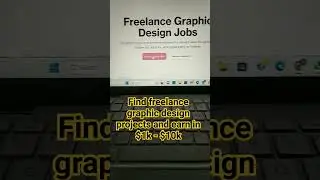 Find freelance graphic design jobs / projects #workfromhome #earnmoneyonline #shorts #trending