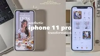 iOS16 customization 📂 aesthetic widgets, apps & transparent icons tutorial  ✩&deg;｡🥛⋆⸜ 🐈&zwj;⬛