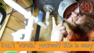 How to replace a sink strainer