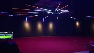 JUN PRO Madrix Pixel LED @ CIRQUE , Mont Kiara , Malaysia. Spining gym , fitness centre