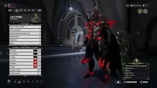 warframe VOLT PRIME 1st skin fashionframe with details