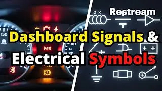 🚗 Car Dashboard Signals and Their Meaning + Electrical Symbols and Their Names ⚡