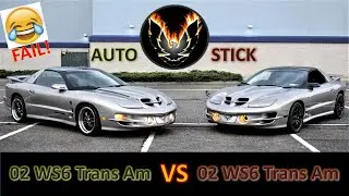 2002 Trans Am Auto VS 2002 Trans Am Stick