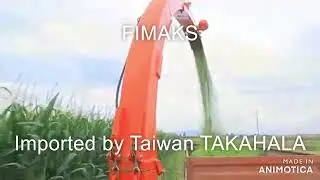 FIMAKS TakaHala 飼料採收機 row independent maize chopper | bigdrum 1250