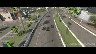 iRacing F3 Long Beach start crash