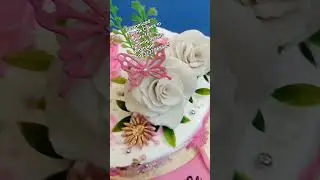 Bride To Be Theme Cake in Lahore with Edible Roses #bakery #cake #lahore
